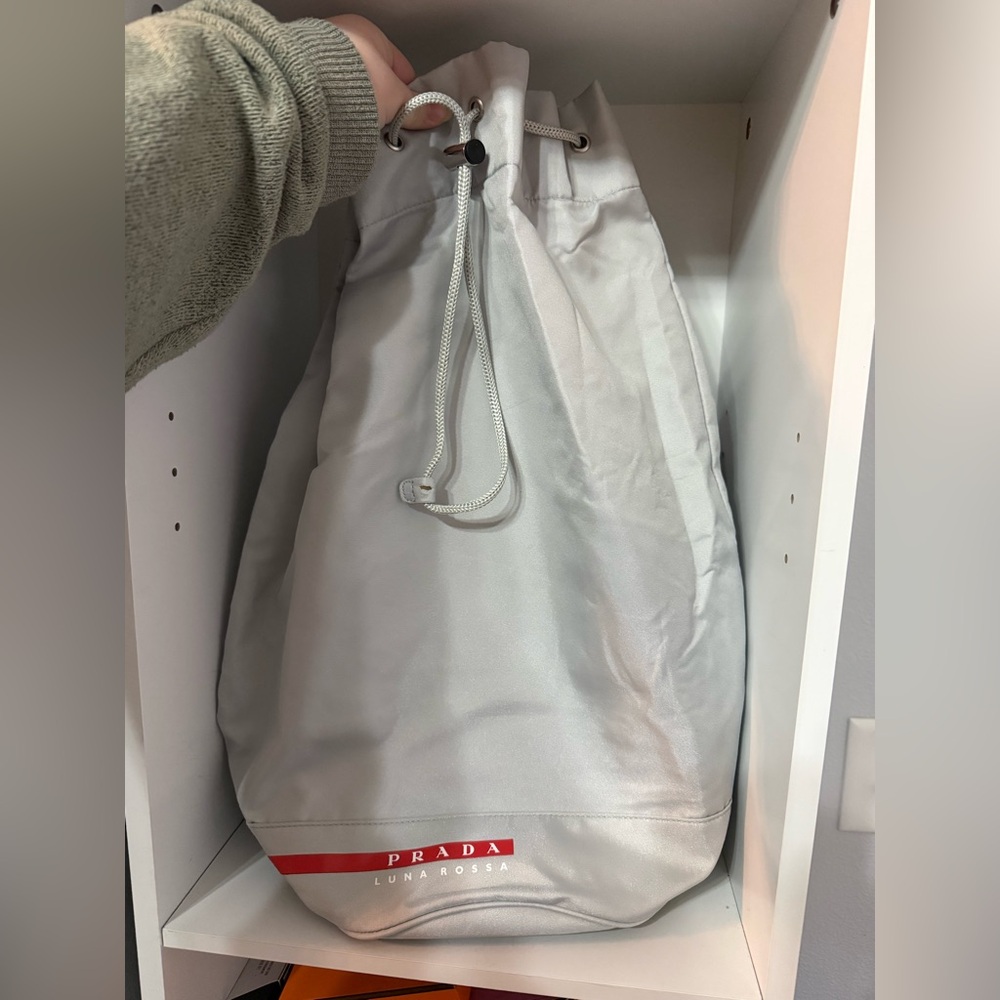 Prada Luna Rossa Drawstring Backpack - image 4